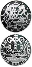 images/productimages/small/San Marino 5 euro 2003 Olympische Zomerspelen Athene.jpg